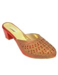 Racecourse Women Block Heel Red 4