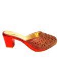 Racecourse Women Block Heel Red 4